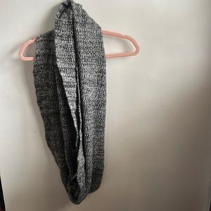 Gray loop scarf